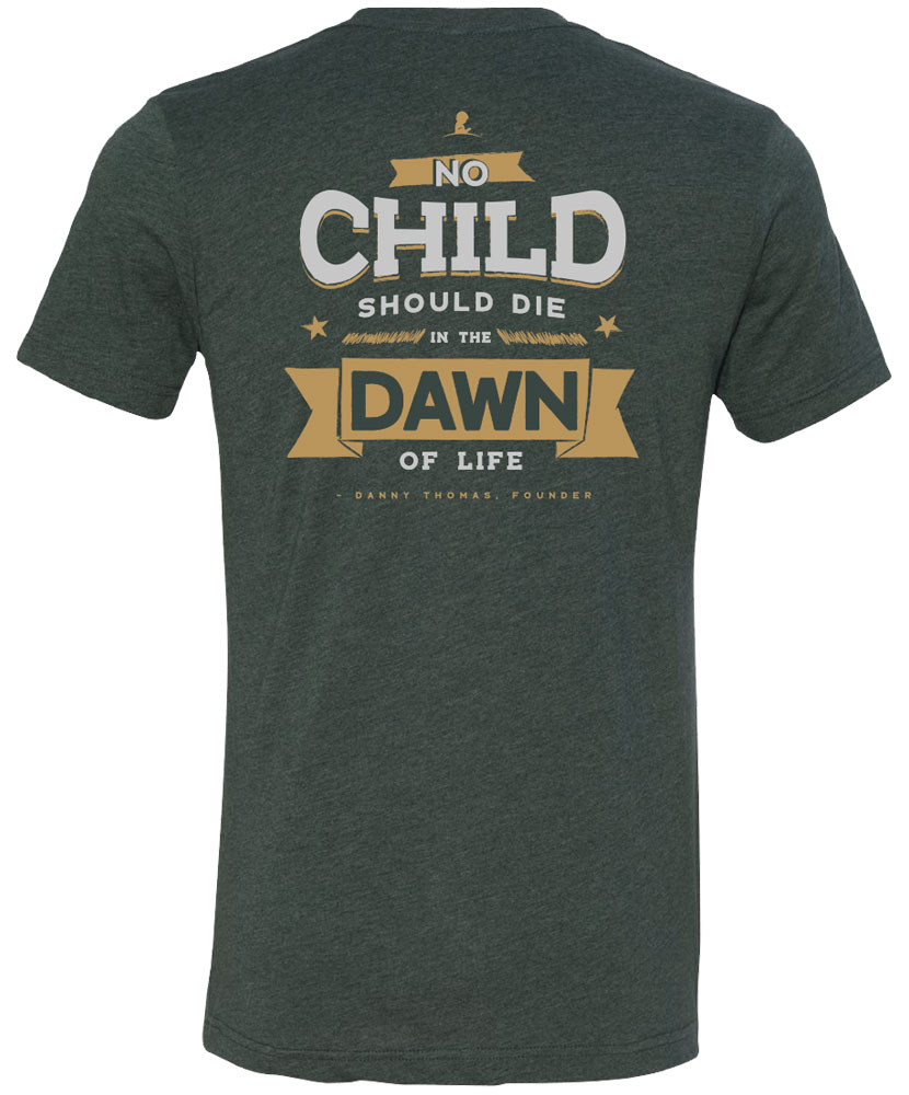 Dawn of Life Banner Back Design T-Shirt